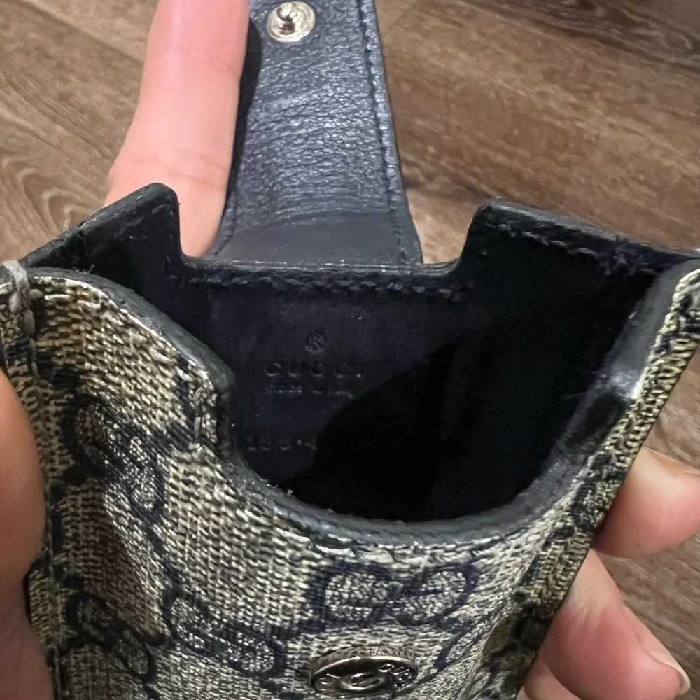 Gucci Black and gray Phone case